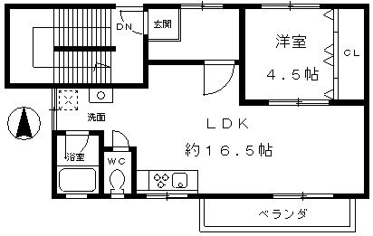 米原マンション 間取り図