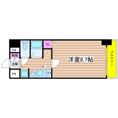 プレサンス立売堀アーバンスタイル 間取り