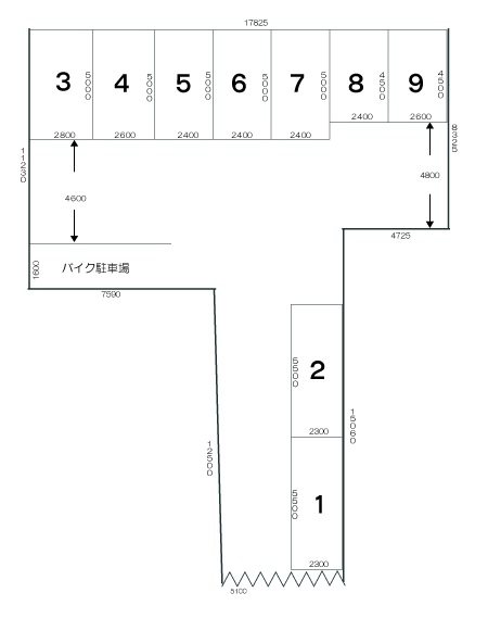 川濱ガレージ 間取り