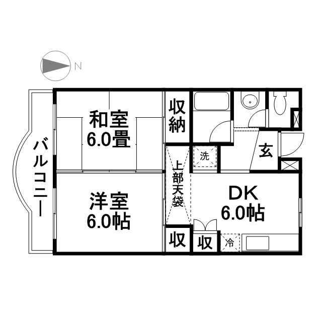 パークハイム西葛西 103号室 間取り