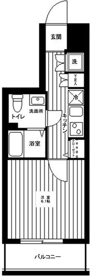 ブライズ高井戸 0303号室 間取り