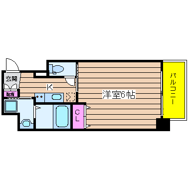 大阪府大阪市西区立売堀３丁目 間取り