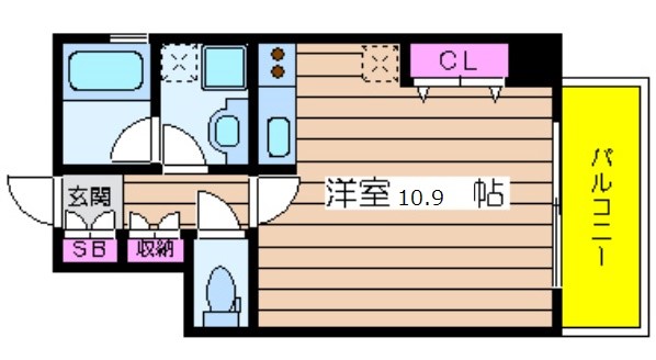大阪府大阪市西区南堀江１丁目 間取り