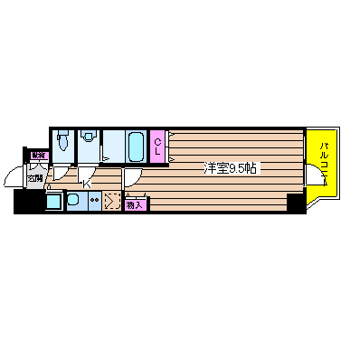 大阪府大阪市中央区南船場１丁目 間取り