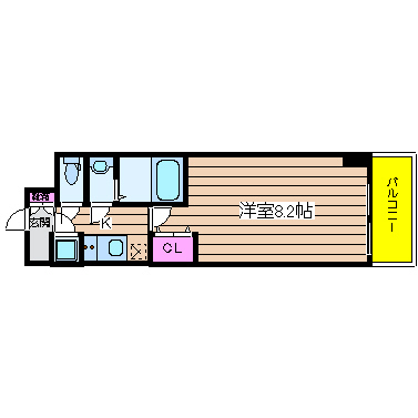 大阪府大阪市西区新町２丁目 間取り