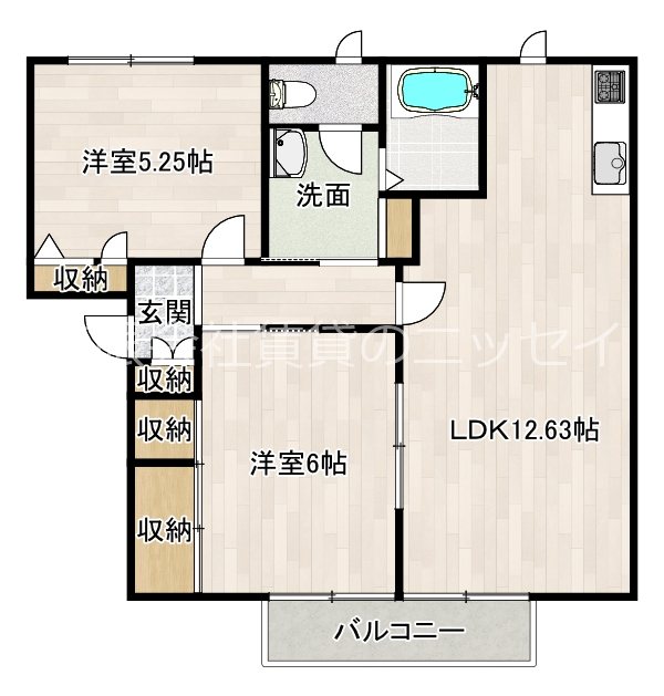 セントポーリア　Ａ棟 間取り図