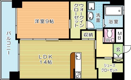 ＢａｙＳｉｄｅＡｓａｎｏ（ベイサイド浅野） 704号室 間取り
