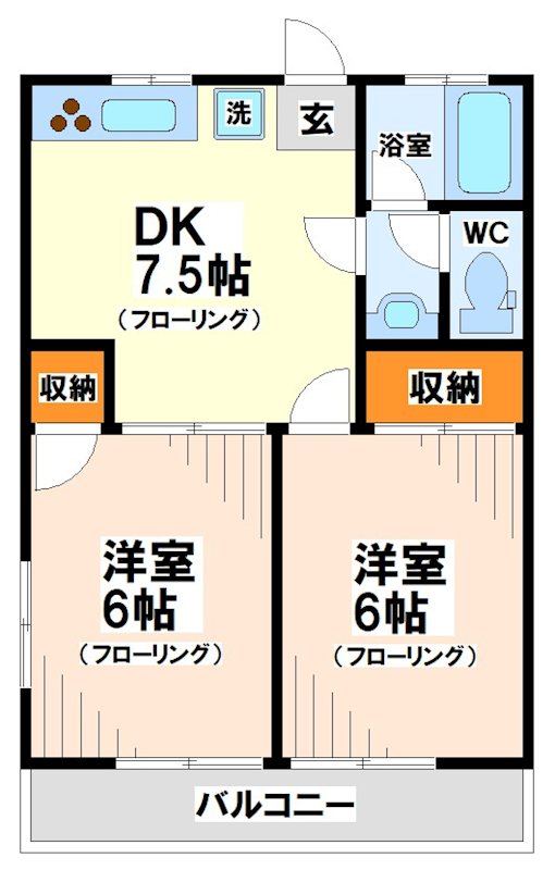 コーポ五十嵐 間取り