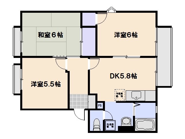 フレグランスフローラ　C棟 間取り図