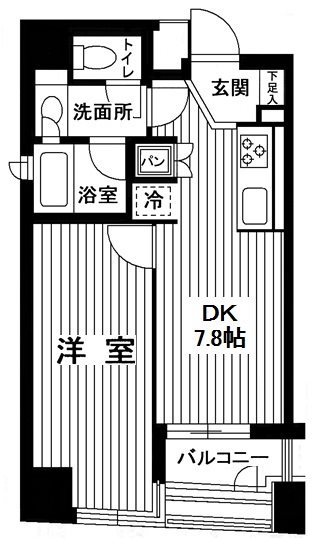 セレナハイム池袋アプレ 0904号室 間取り