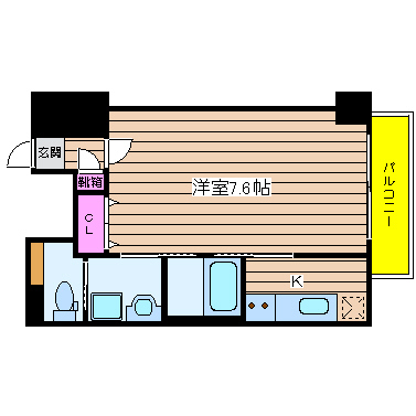 オリエンタル南堀江 間取り