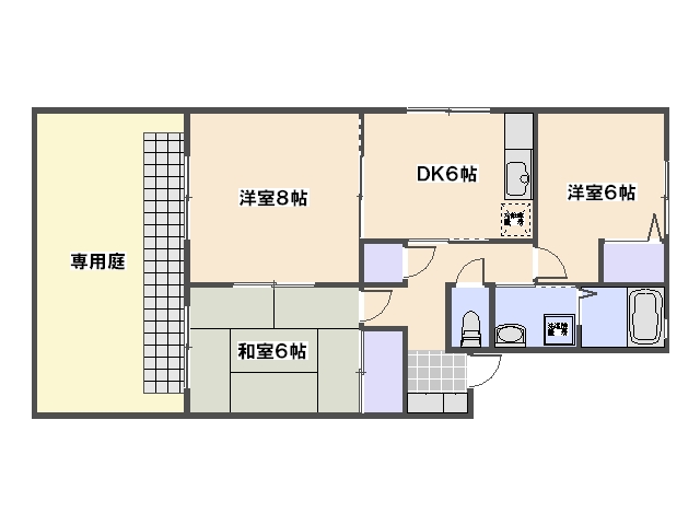シャルマンロジェ壱番館 間取り