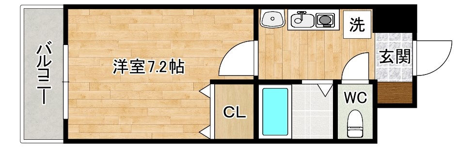 カサデカンティーナ　 603号室 間取り