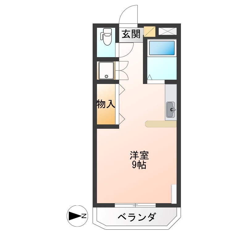 ザ・ミレニアム西原 3-E号室 間取り