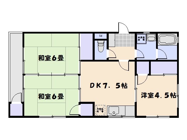 佐々木ハイツ 203号室 間取り