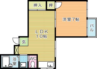プレアール小芝 303号室 間取り