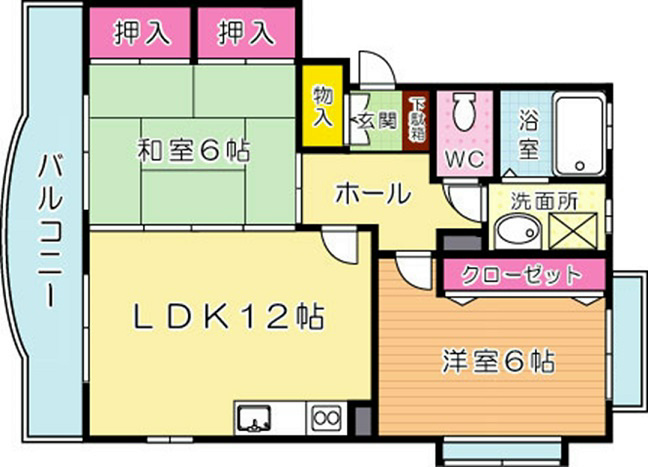 ボネール門司 間取り図