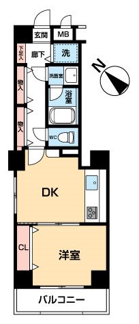 クリオさがみ野壱番館 0503号室 間取り
