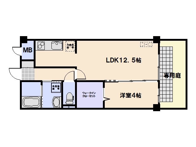 グランドゥール宮内 104号室 間取り