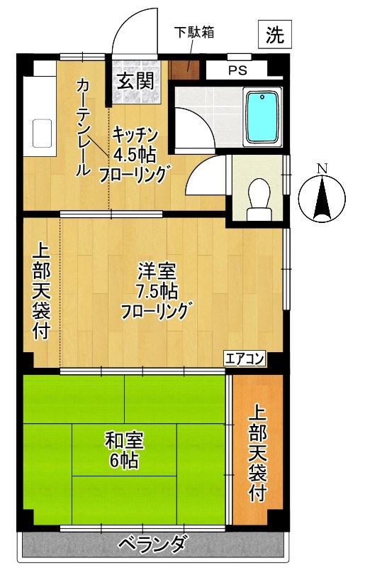 コーポリモ 間取り図