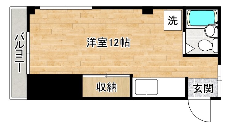 八重洲ビル 201号室 間取り