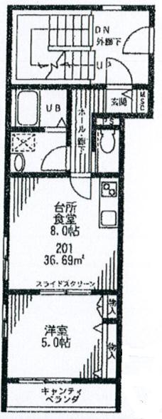 グランドソレイユ神楽坂 間取り