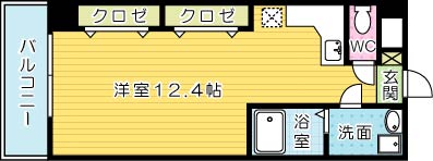 寿山ビル 208号室 間取り