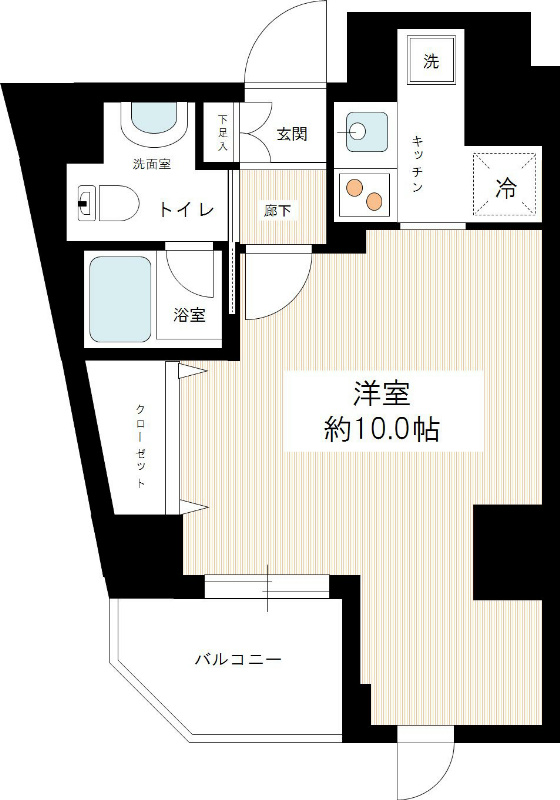 グラントゥルース馬込 0603号室 間取り