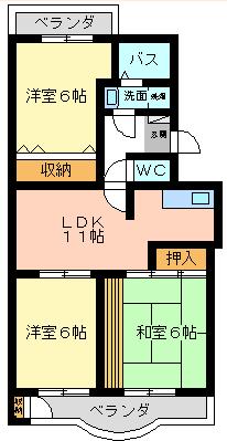 第三葵マンション 105号室 間取り