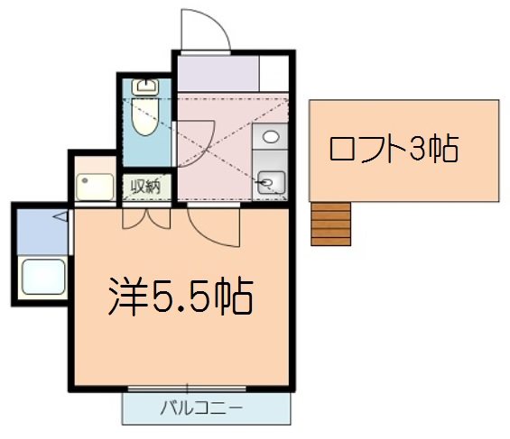 アップルハウス城西町 間取り