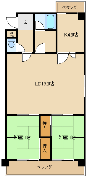 愛知県名古屋市千種区京命１丁目 間取り