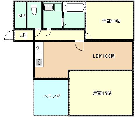 愛知県名古屋市千種区竹越２丁目 間取り