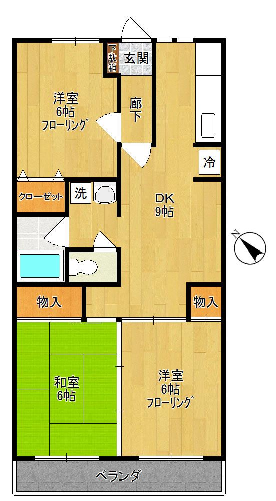ラフォーレ５ 202号室 間取り