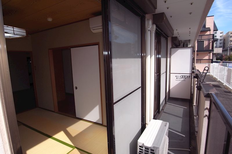 ボヌール西大寺　Ｂ棟 ベランダ