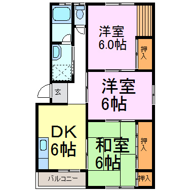 メゾン新美 間取り図