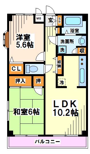 ディアコートTMバウ 間取り