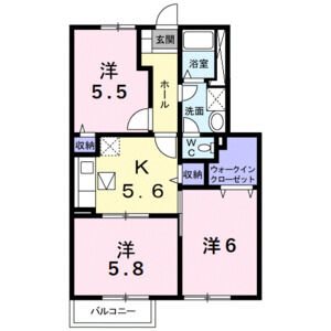 メゾンアイⅢ 間取り図