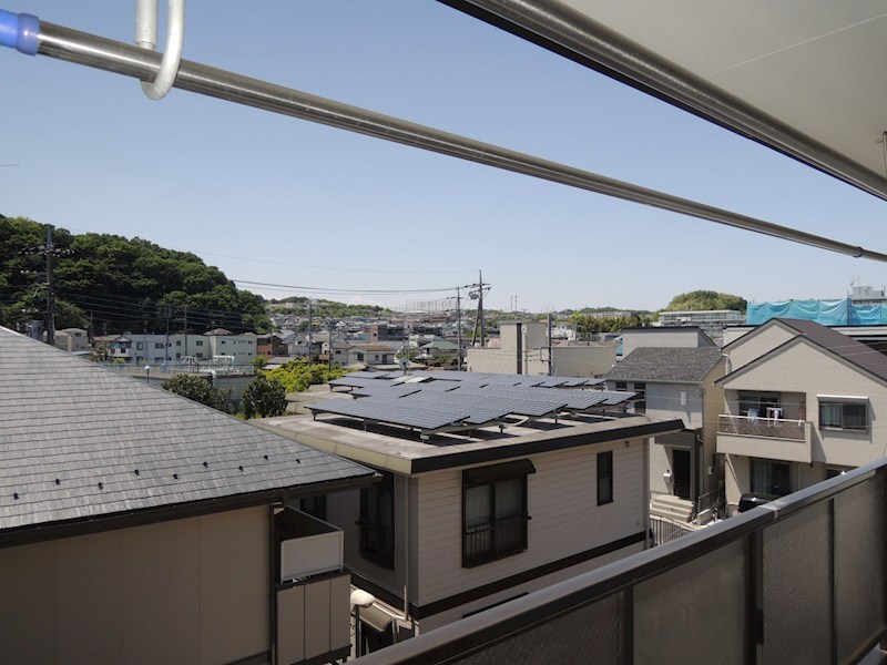 メゾンアンパー ベランダ