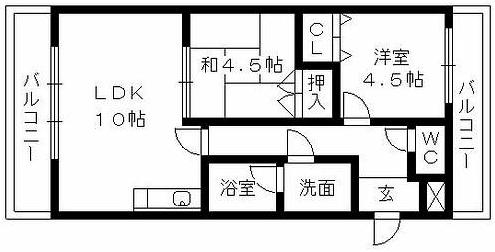 愛知県名古屋市北区大曽根４丁目 間取り