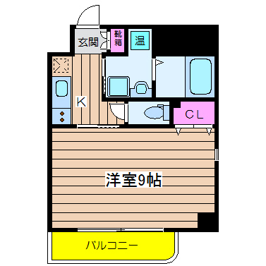 パークヒルズ北堀江ラモダ 間取り