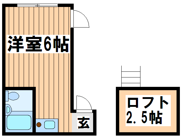 202号室 間取り