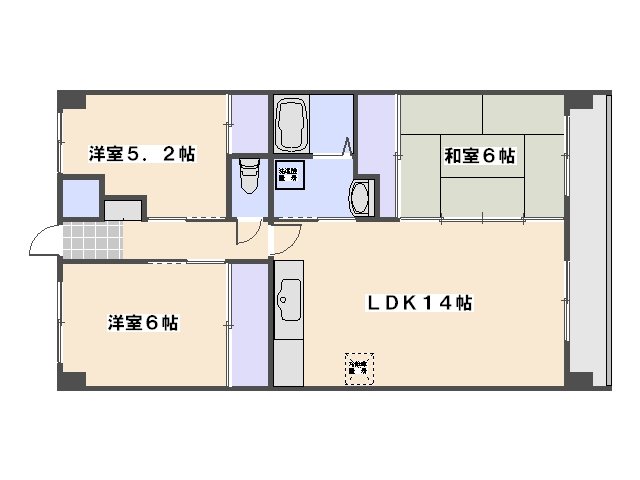 フォレストY's 302号室 間取り