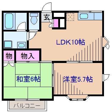 ベイヒルズサワノＡ棟 間取り