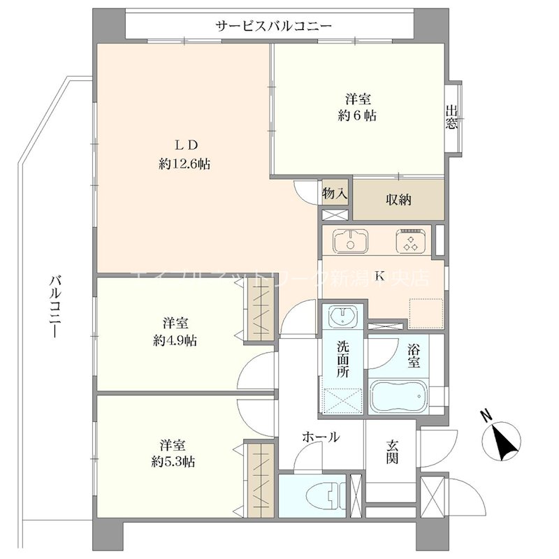 異人池コート 間取り