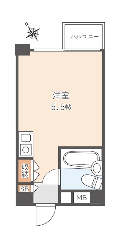 メゾンドノア聖蹟桜ヶ丘 間取り