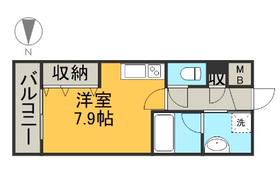 愛知県名古屋市東区泉１丁目 間取り