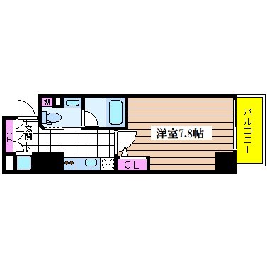 エスライズ北堀江 間取り
