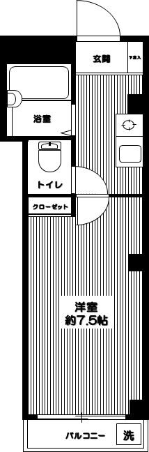 マーブルハイツ 0302号室 間取り