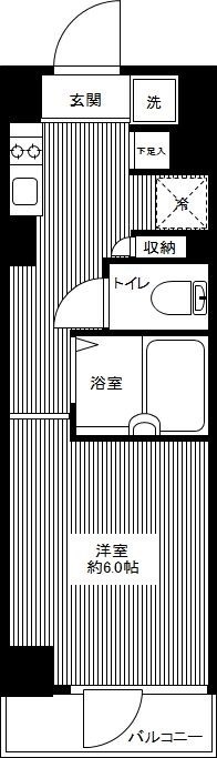 アイディ平和島Ⅱ 0305号室 間取り