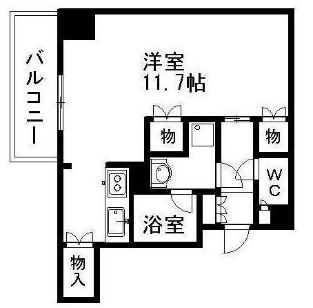 愛知県名古屋市中区栄１丁目 間取り